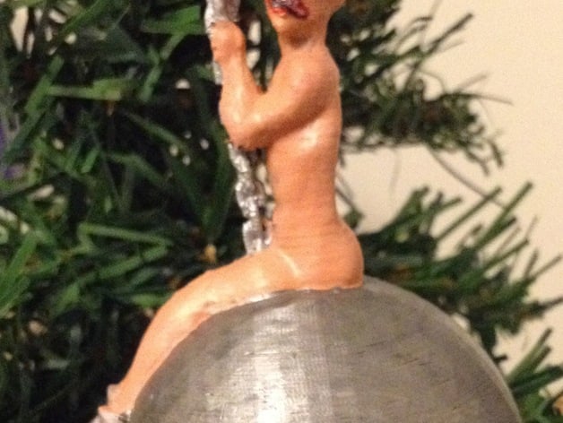 Miley Cyrus Christmas Wrecking Bauble