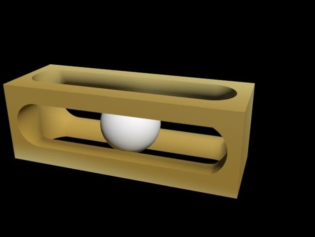 Mystery golf ball puzzle