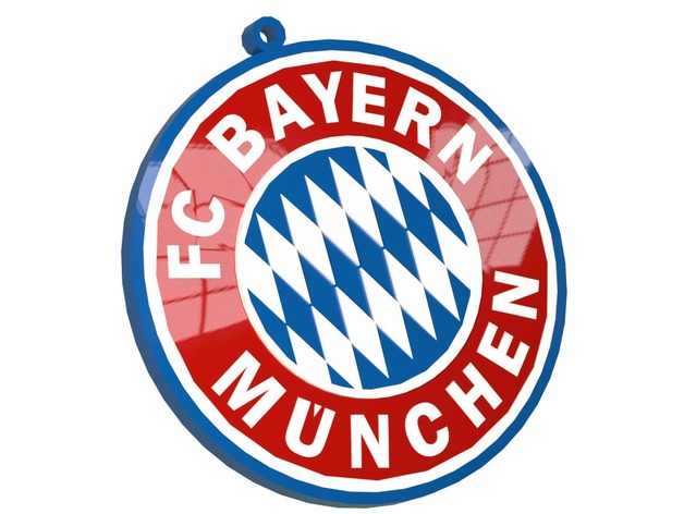 FC BAYERN logo Key chain
