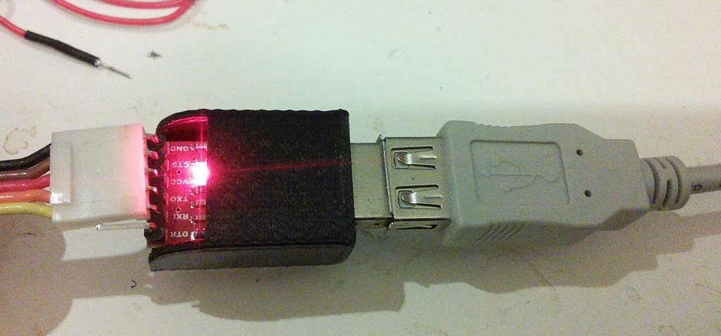 USB-Serial converter enclosure