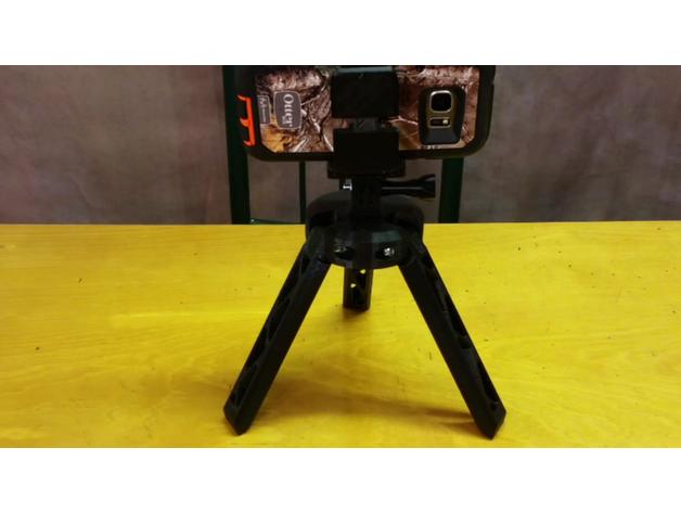 Adjustable Cell Phone GoPro Mount