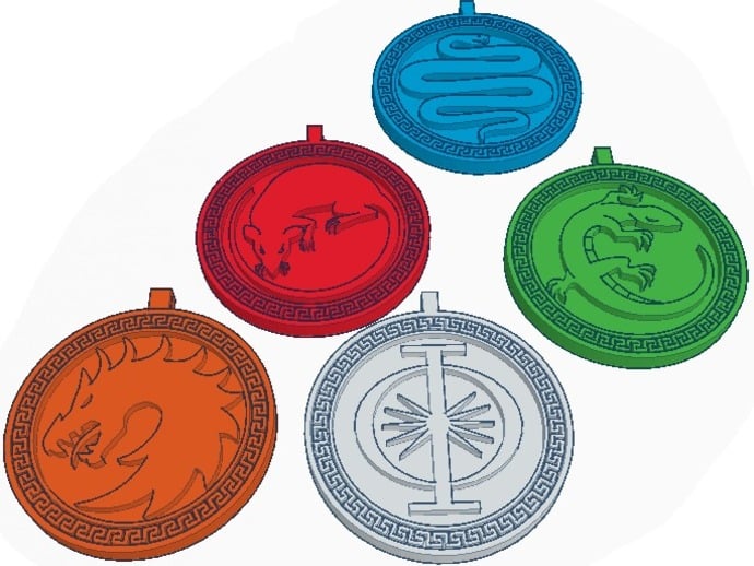 Ender’S Game Army Logo Necklaces