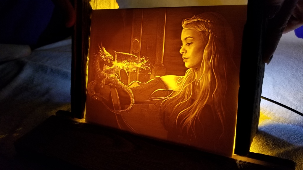 Daenerys Targaryen Lithophane