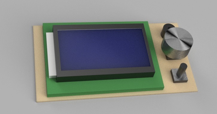12864 LCD Mockup for Anet A8/A6