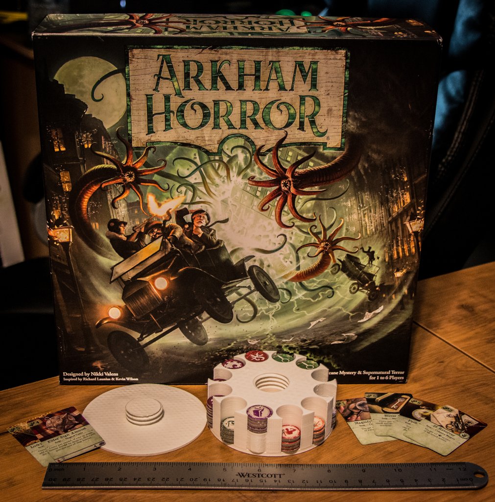 Arkham Horror/ Eldritch Horror 3rd ed Small token threaded holder