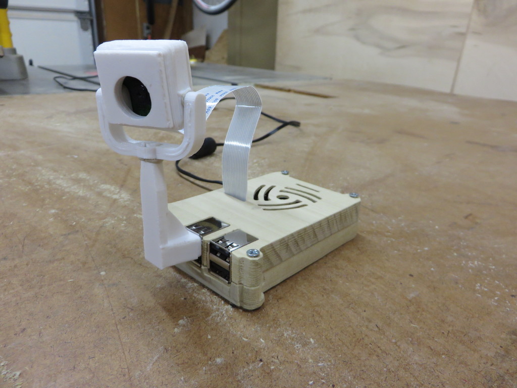 Raspberry Pi case on CNC router
