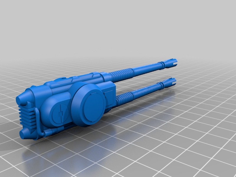 Dual Laser Cannon for X7 Repulsor Tank