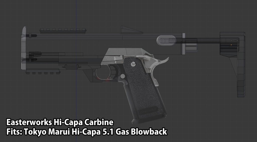(AIRSOFT) Hi-Capa 5.1 Carbine Kit (OBSOLETE - see description!)