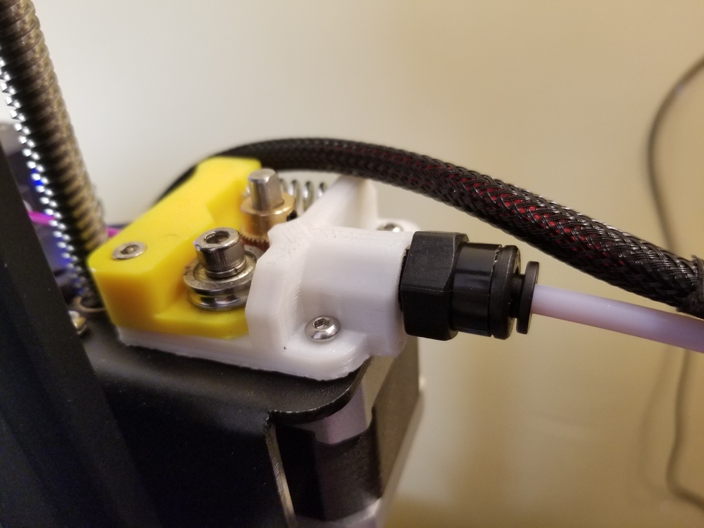 Remixed Flexible Filament Extruder Upgrade for Creality CR-7, CR-10, Afinibot A5, A31