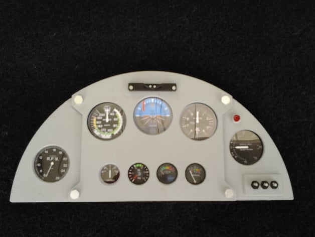Scale cockpit of a Corby Starlet Home built Plane
