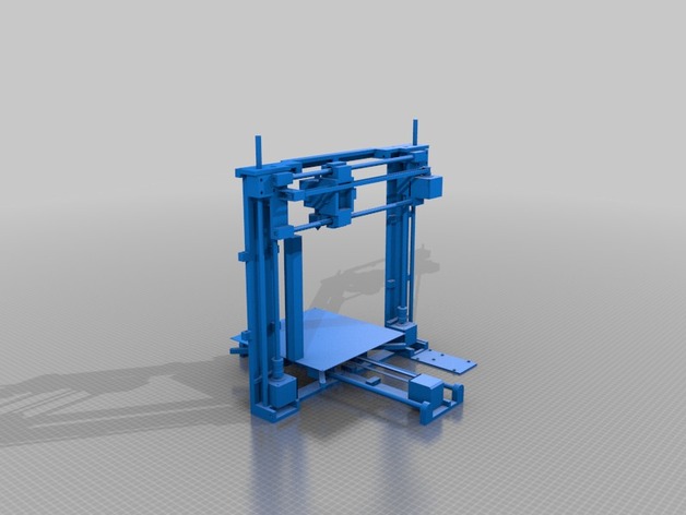 Printed i3 Prusa type 3D Printer