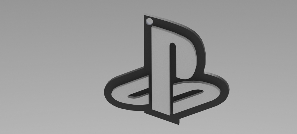 Sony Playstation logo trinket