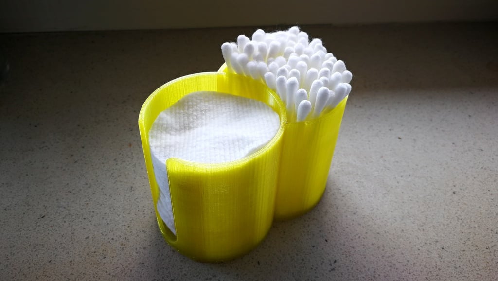 Container for cotton buds & pads