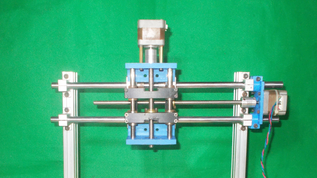 014-Homemade CNC Router Mill Laser Plotter 3D Printer Machine DIY Z Axis Slide Bed Base Linear Frame 