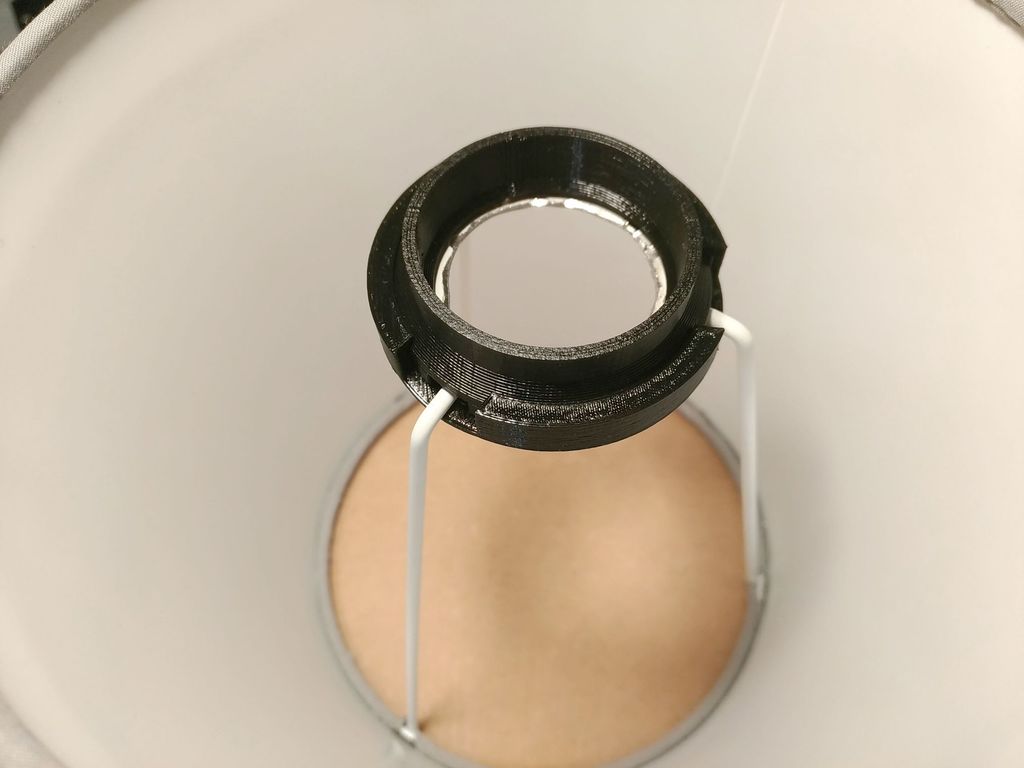 Lampshade ring holder E27