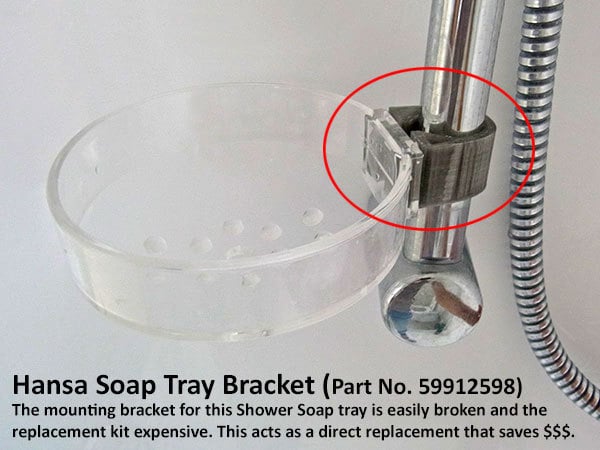 Hansa Shower Soap Dish Bracket (Replacement Part)
