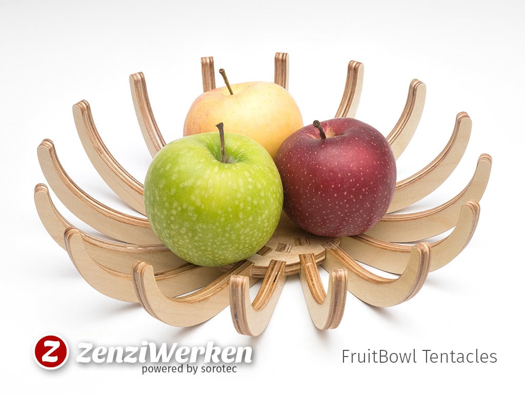 FruitBowl Tentacles cnc/laser