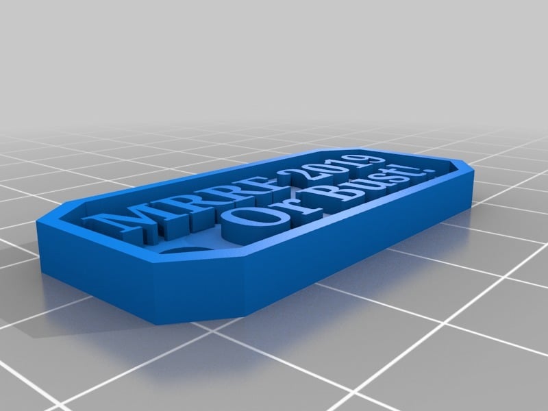 MRRF Or Bust Keychain