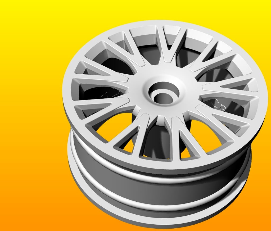 Volvo wheel rim 1/10 for RC cars 26mm x 52mm