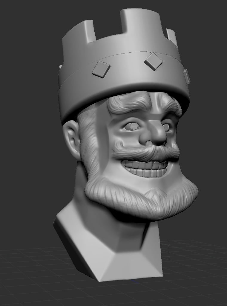 Clash Royale King Bust