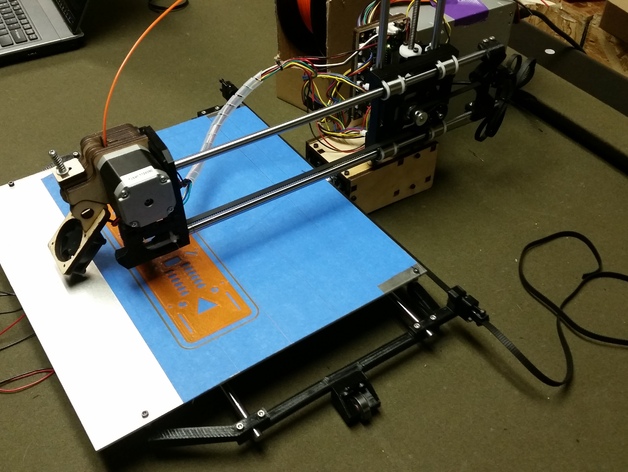 Printrbot Simple X-axis Upgrade 296mmx227mm!