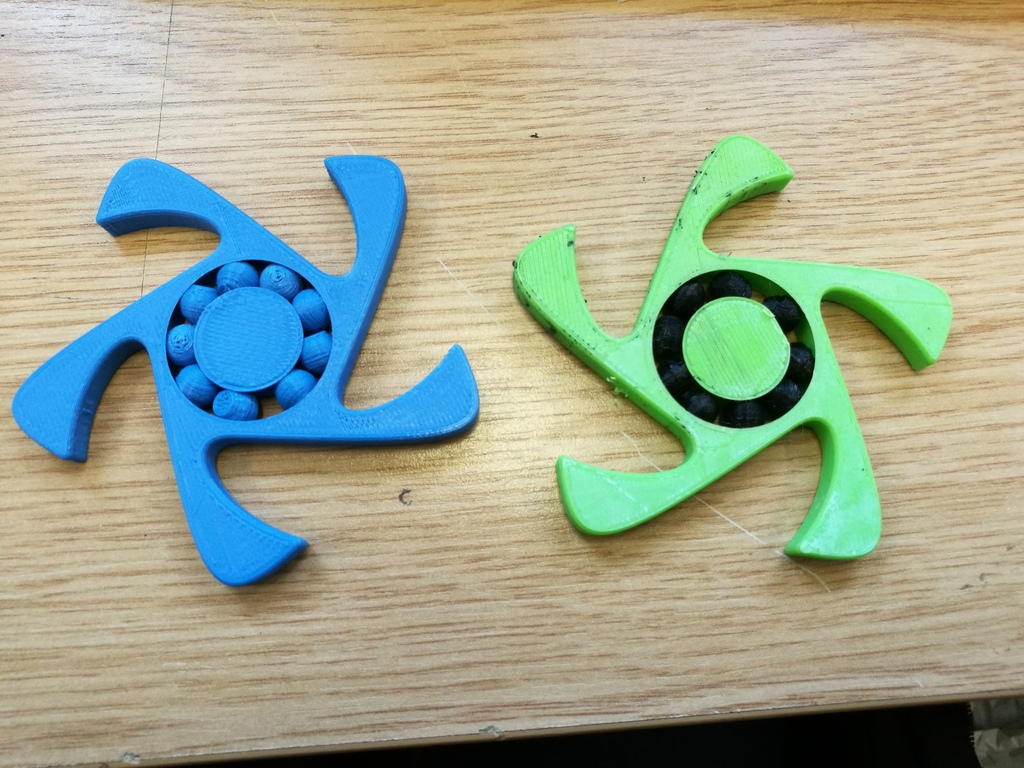 Fully 3D printed fidget spinner