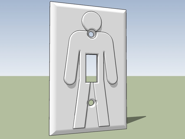 On/Off Light Switch Plate
