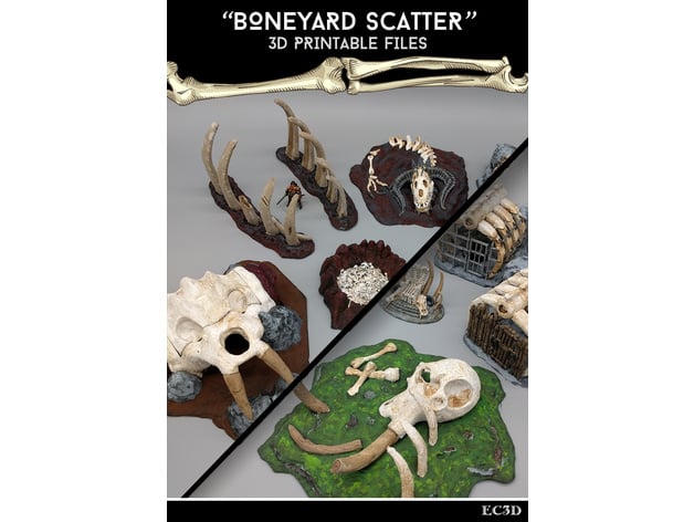 Boneyard Scatter 28Mm Gaming Sample Item