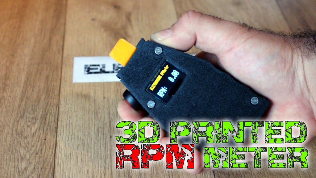 3D printed RPM meter with arduino