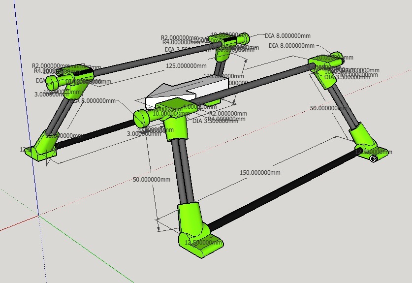 Landing Skids (Collapsible)