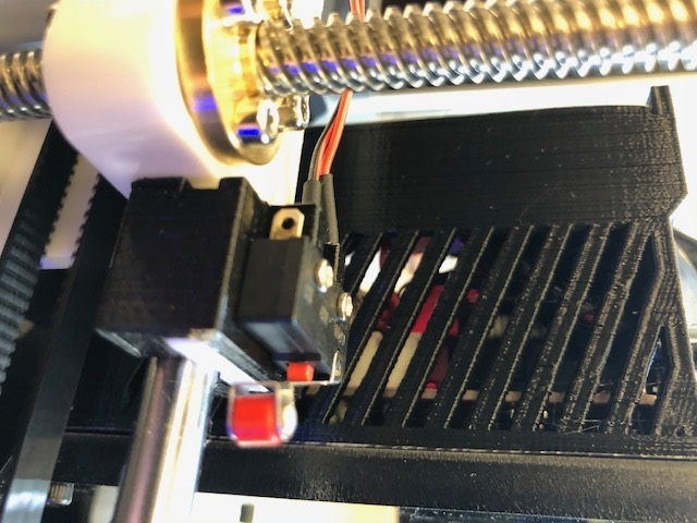 Anet A8 X axis end stop support