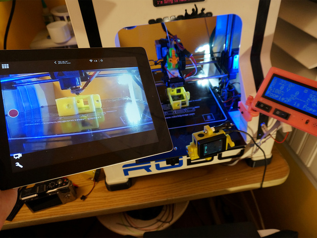 Robo 3D Gopro Print Monitor Swing/Tilt Bed Mount