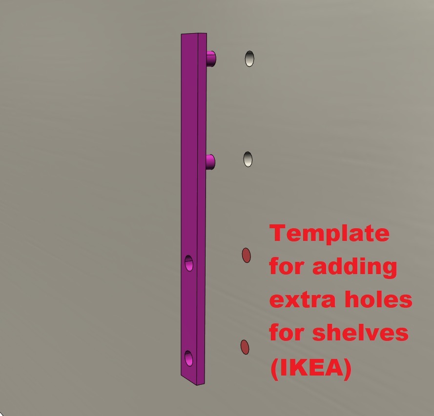Template for more shelf-carriers IKEA Billy (and probably other models)
