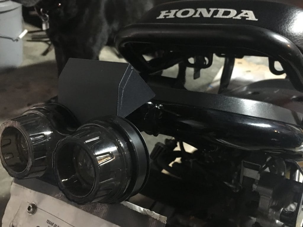 Honda Ruckus Zoomer No Cut Tail Light Modification 