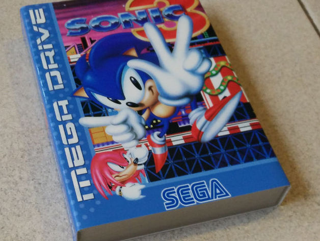 Sega Mega Drive/Genesis case for Sega and EA-style game cartridges