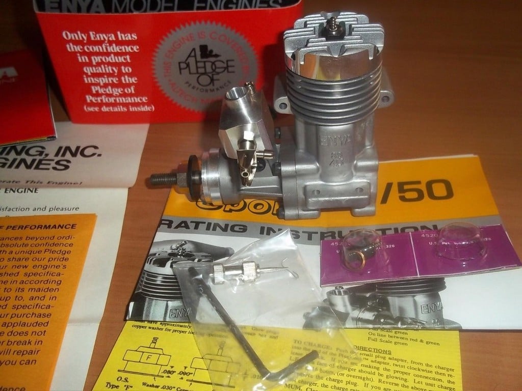 1:1 scale RC nitro engine