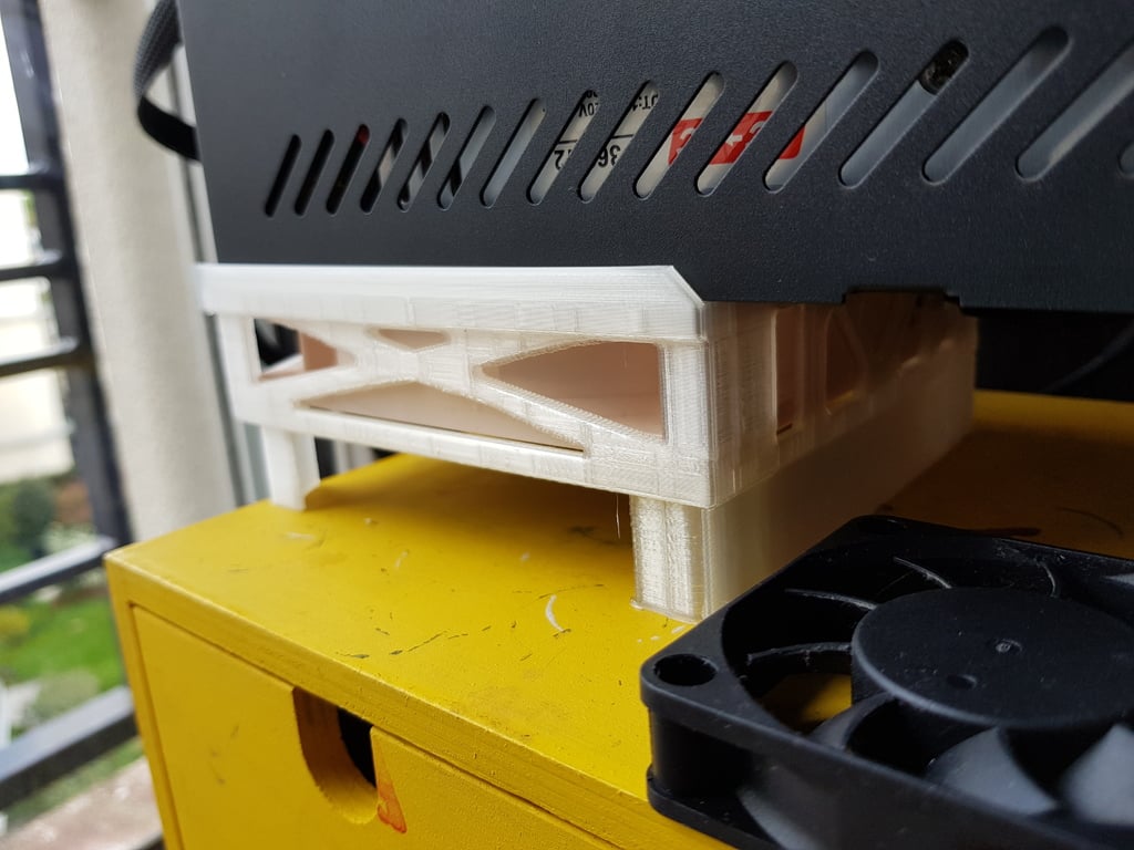 [CR10] control box 120mm fan holder optimised