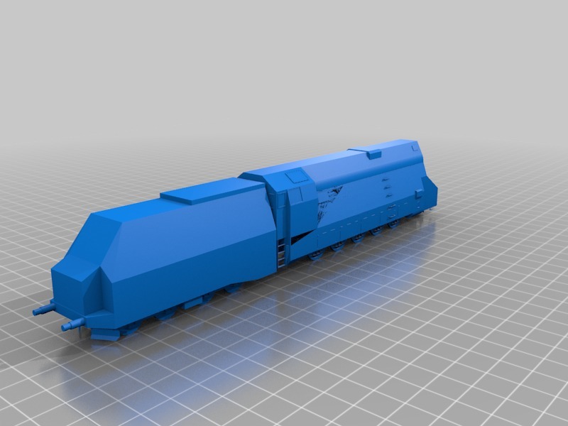 Armoured locomotive HO Scale (I think)