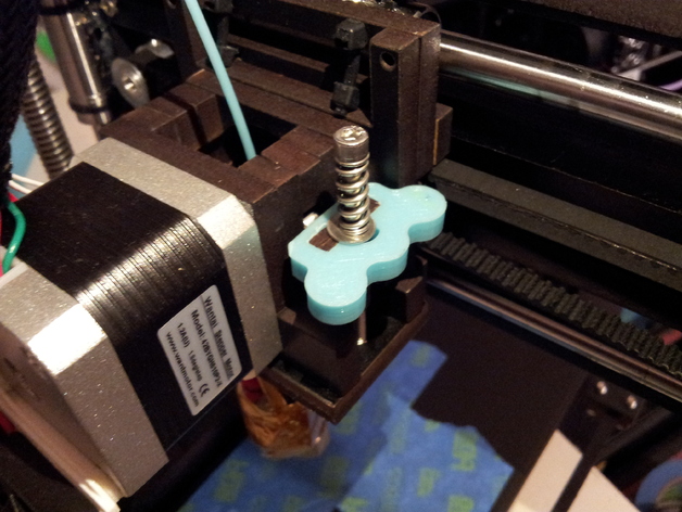 Qu-Bd Extruder spring plate with handles