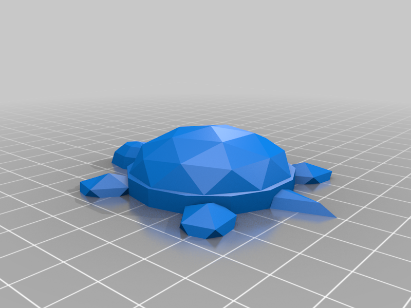 Low Poly Desk Turtle