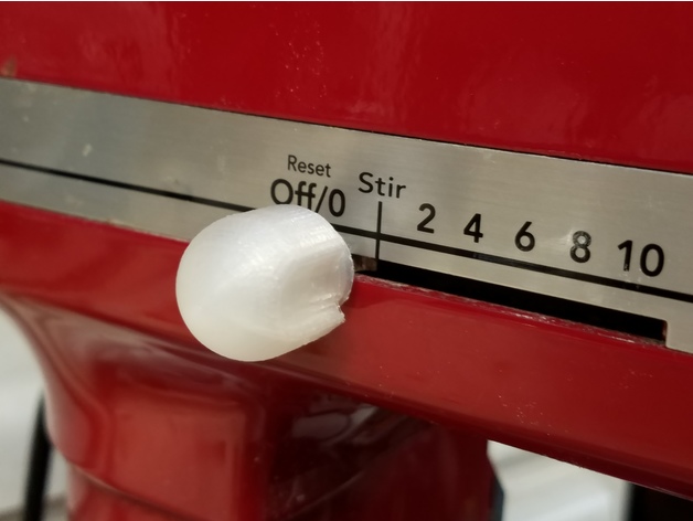 Kitchenaid mixer speed control knob