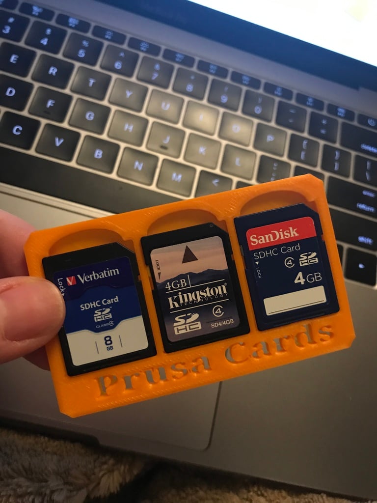 SD Card holder, Slim, pocket size