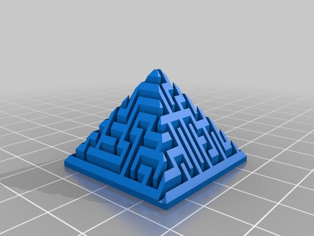 My Customized Random maze pyramid generator - easy style