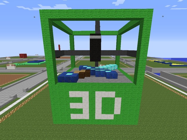 Minecraft 3D printer
