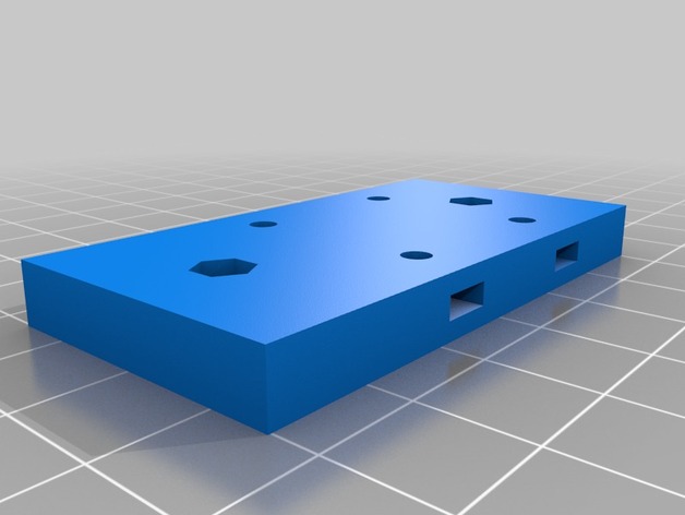 Carriage Adapter Plate for 3D Printed Linear slide