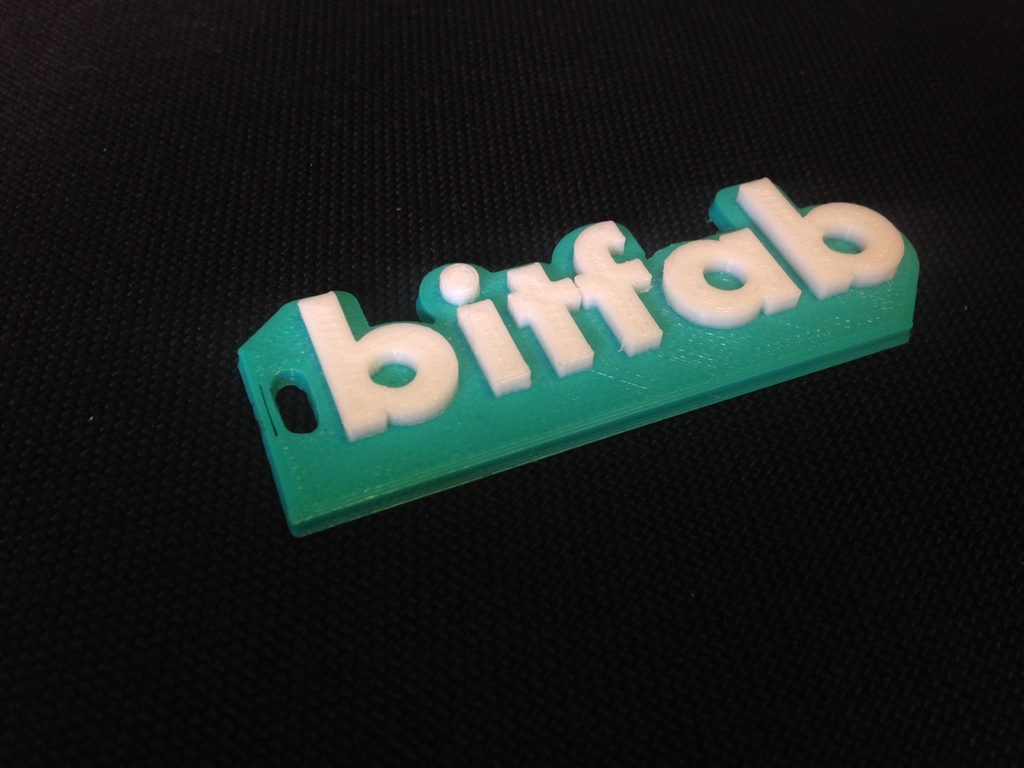 Bitfab multi color keychain