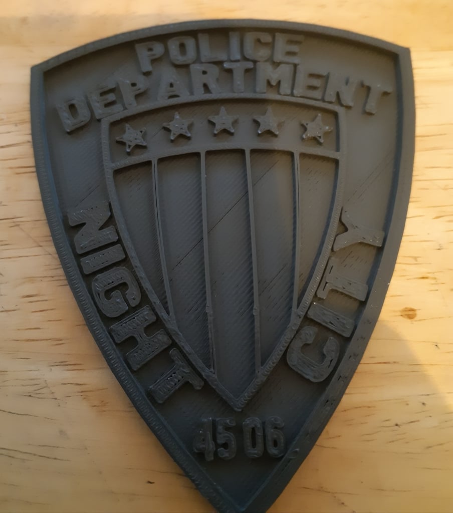 night city police badge from Cyberpunk 2077