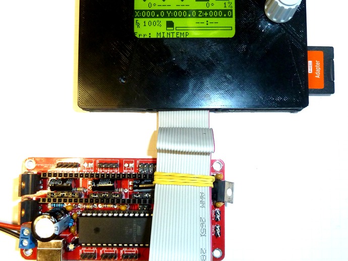 RepRap Graphic LCD Controller with Fan Output