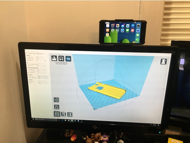 Monitor Mount Phone Stand