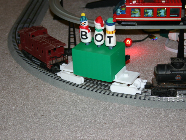Christmas Rail Car 1